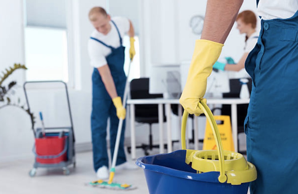 Cleaners carrying out a domestic clean in an Adelaide home