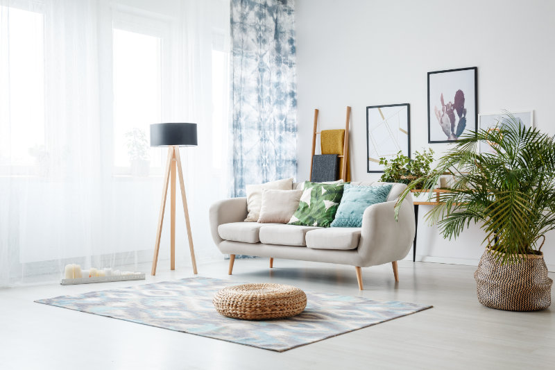 Bright, clean living room cleaned by an Adelaide domestic cleaning team