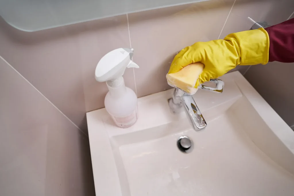 Commercial Cleaning hospitality sink tap cleaning adelaide