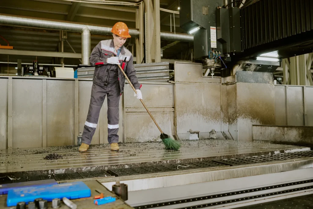 Commercial Cleaning industrial workshop floor cleaning adelaide